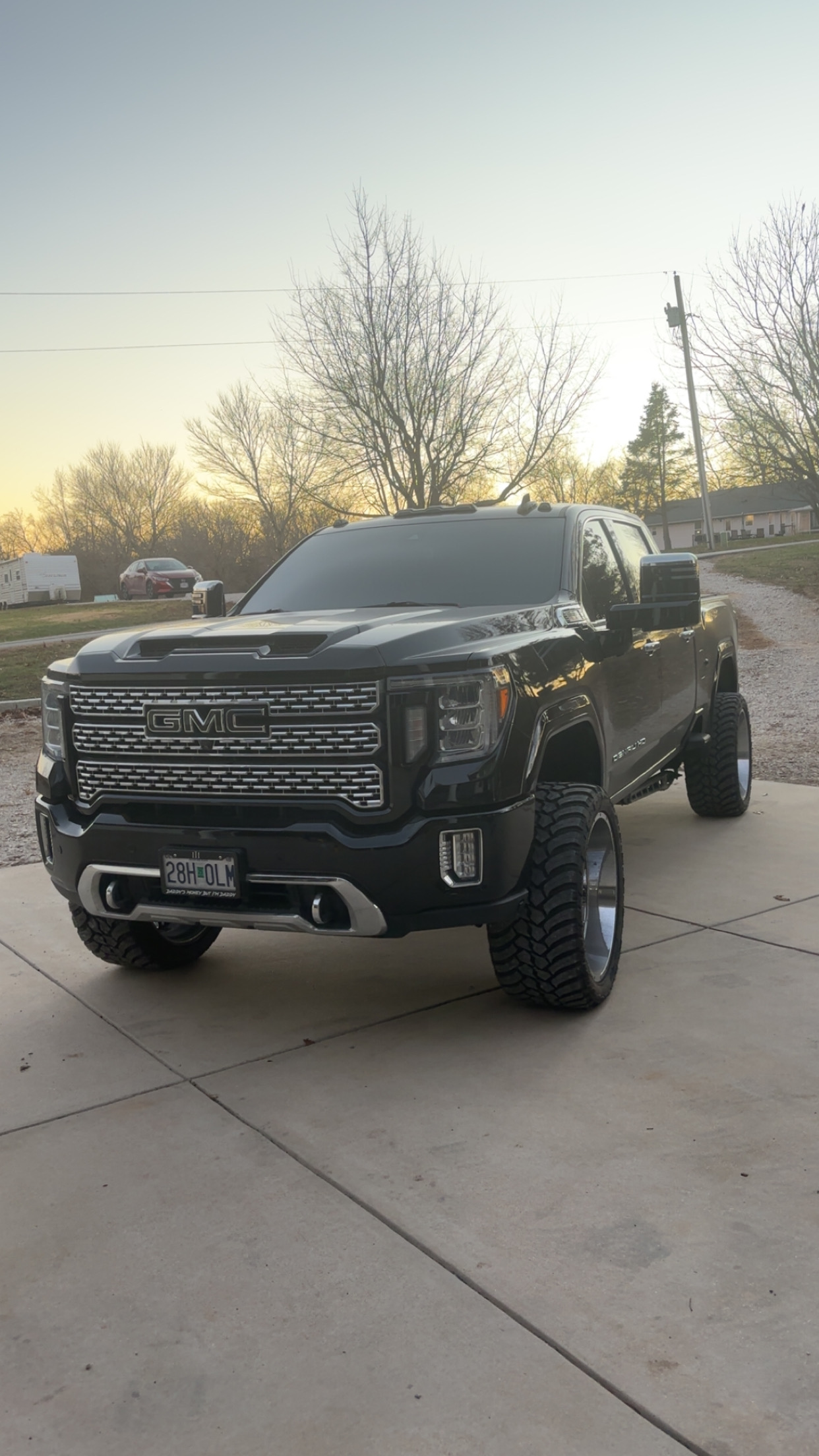 GMC Sierra 2500 HD Denali dually lifted window tint